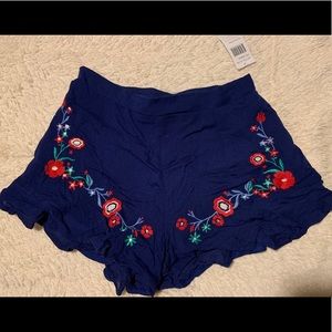 Justify | Sailor Blue Frilly Dress Shorts | NWT